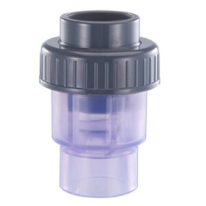 Transparent Single Union Check Valve